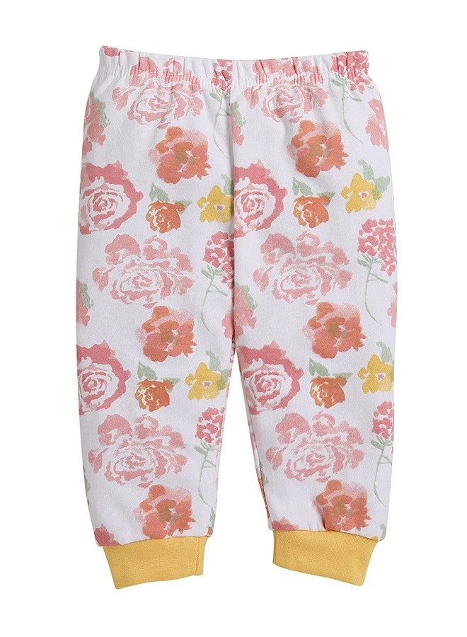 TiniBerry Cotton Pajama Pants with All Over Print for Boys and Girls (Pack Of 6) (12-18 Months, Pink) - Image 2