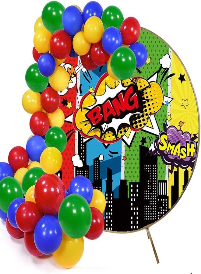 Atpata Funky 100pcs Circus/Carnival Theme Party Foil Balloons for Birthday/Theme Party Decoration (Circus Balloons Combo 2) - Image 5