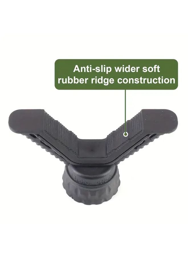 Weighted Widened Tripod Head HTPV006 360 Rotation Black Rubber Outdoor Hunting - Image 4