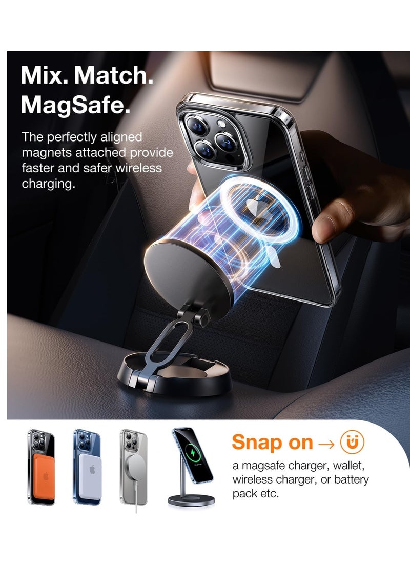 Generic Designed For IPhone 15 Pro Max Case, Compatible With MagSafe Clear Case  - Image 5