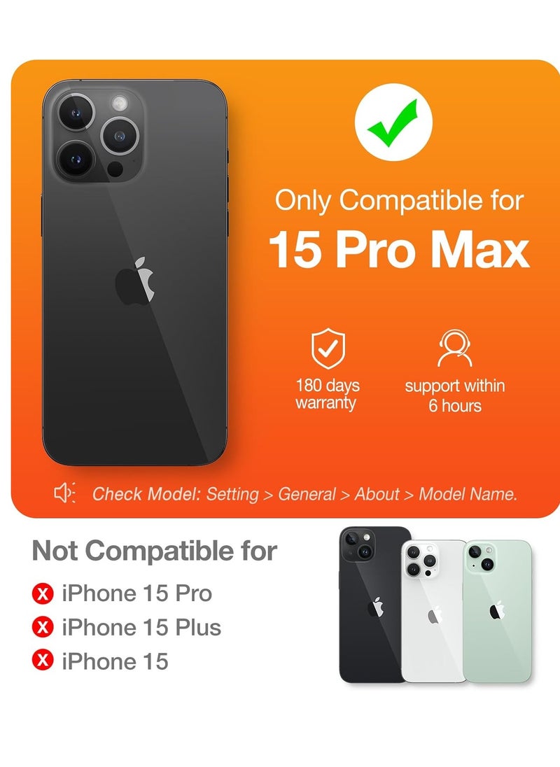 Generic - Designed For IPhone 15 Pro Max Case, Compatible With MagSafe Clear Case - Image 1
