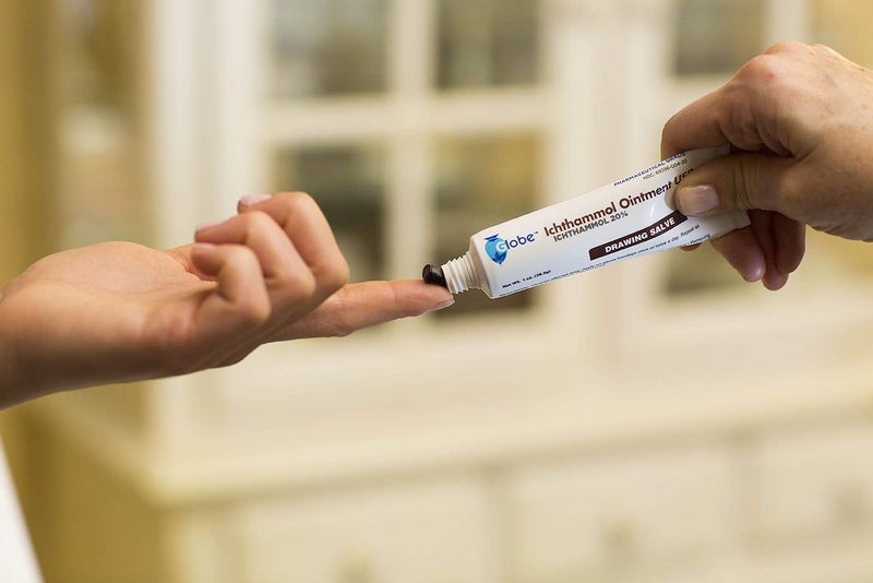 Globe Ichthammol Ointment 20% (Drawing Salve) 1 OZ - Soothing Skin Relief, Treatment of Eczema, Acne, Boils, Splinters, Bee Stings - Maximum Strength - Image 2