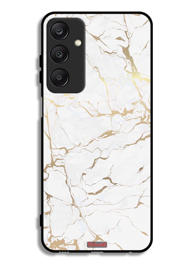 Tolwak Samsung Galaxy A25 5G Protective Case Cover Marble Pattern - Image 1