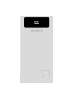 FASTER S20 PD-20W Quick Charge 3.0 20000mAh Power Bank with Digital Display - pzsku/ZC9F0C8D64483C071D2FAZ/45/_/1739010704/a2f01e42-72af-4701-b57b-80068bd1e2a3