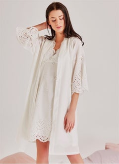 Magic Form Women's Self-Embroidery Patterned Dressing Gown  - Image 1