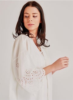 Magic Form Women's Self-Embroidery Patterned Dressing Gown  - Image 4