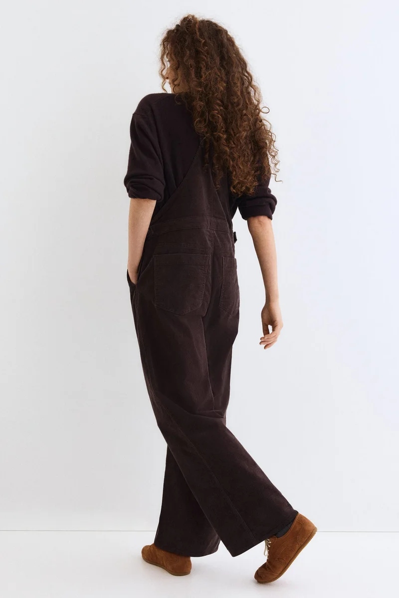 H&M  MAMA Before & After Corduroy dungarees for Women | Best Price UAE