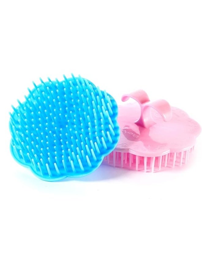 BEYTOR Scalp Massage Shampoo Brush (Pack of 3) – Hair Washing Comb, Soft Scalp Massager for Men & Women, Round Shower Brush for Hair Care & Styling – Multicolor - Image 3