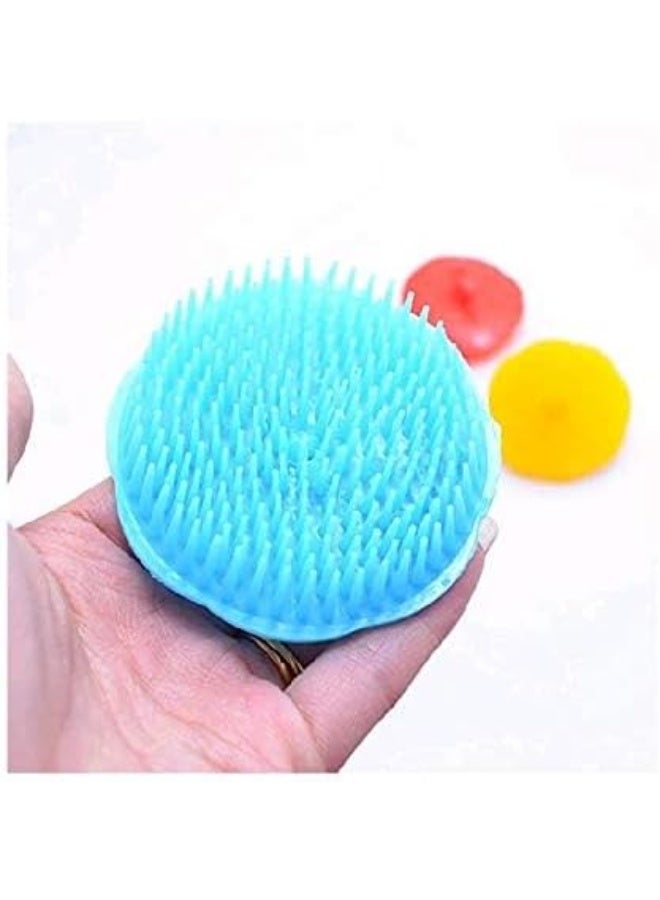 BEYTOR Scalp Massage Shampoo Brush (Pack of 3) – Hair Washing Comb, Soft Scalp Massager for Men & Women, Round Shower Brush for Hair Care & Styling – Multicolor - Image 4