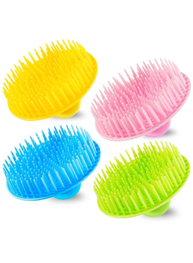 BEYTOR Scalp Massage Shampoo Brush (Pack of 3) – Hair Washing Comb, Soft Scalp Massager for Men & Women, Round Shower Brush for Hair Care & Styling – Multicolor - Image 2