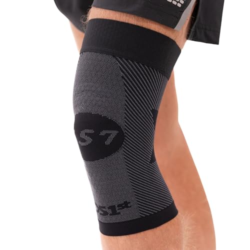 OS1st KS7 Performance Knee Brace stabilizes the patella, reduces recovery time, relieves knee pain and arthritis pain (Black, Large) - Image 1