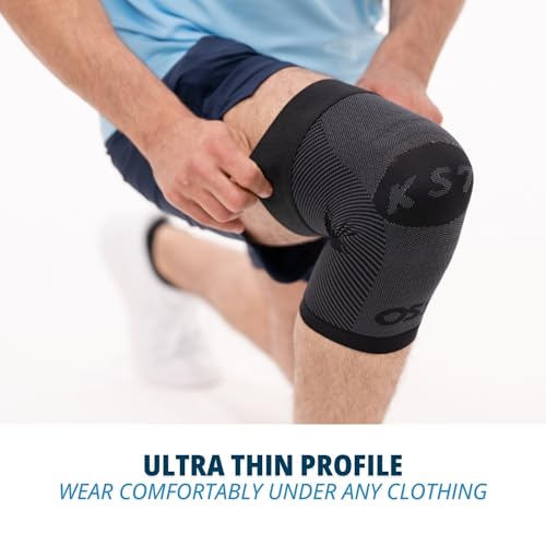 OS1st KS7 Performance Knee Brace stabilizes the patella, reduces recovery time, relieves knee pain and arthritis pain (Black, Large) - Image 5
