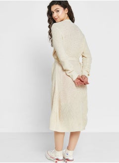 Jacqueline de Yong Tie Detail Knitted Cardigan  - Image 2