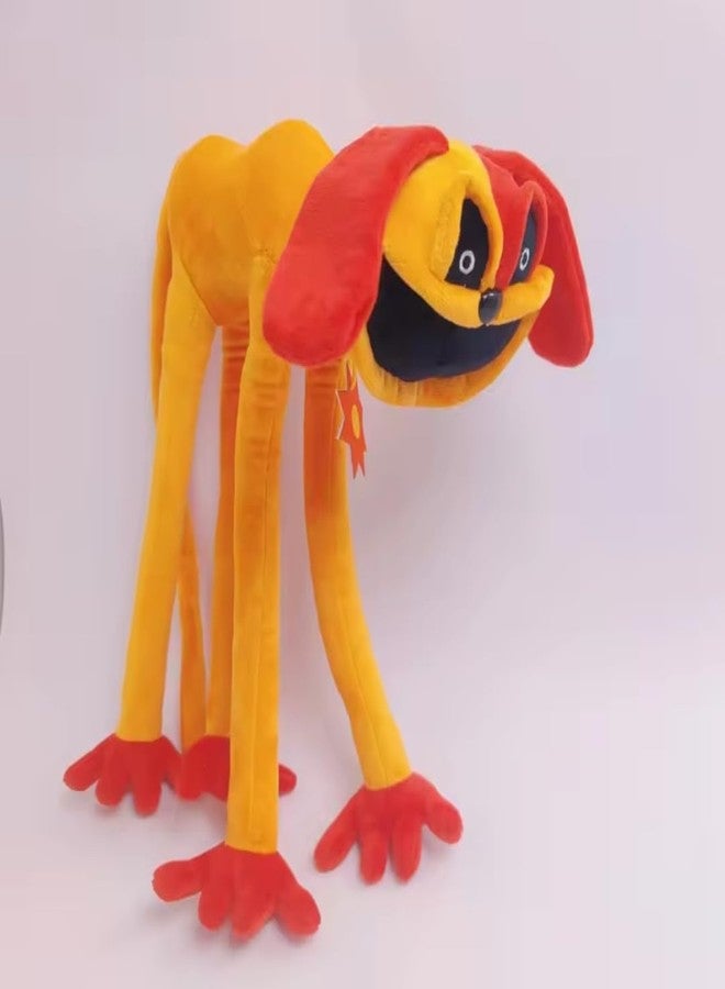 TechMax Solution Cute Orange Big Smile Dog Plush - Image 4