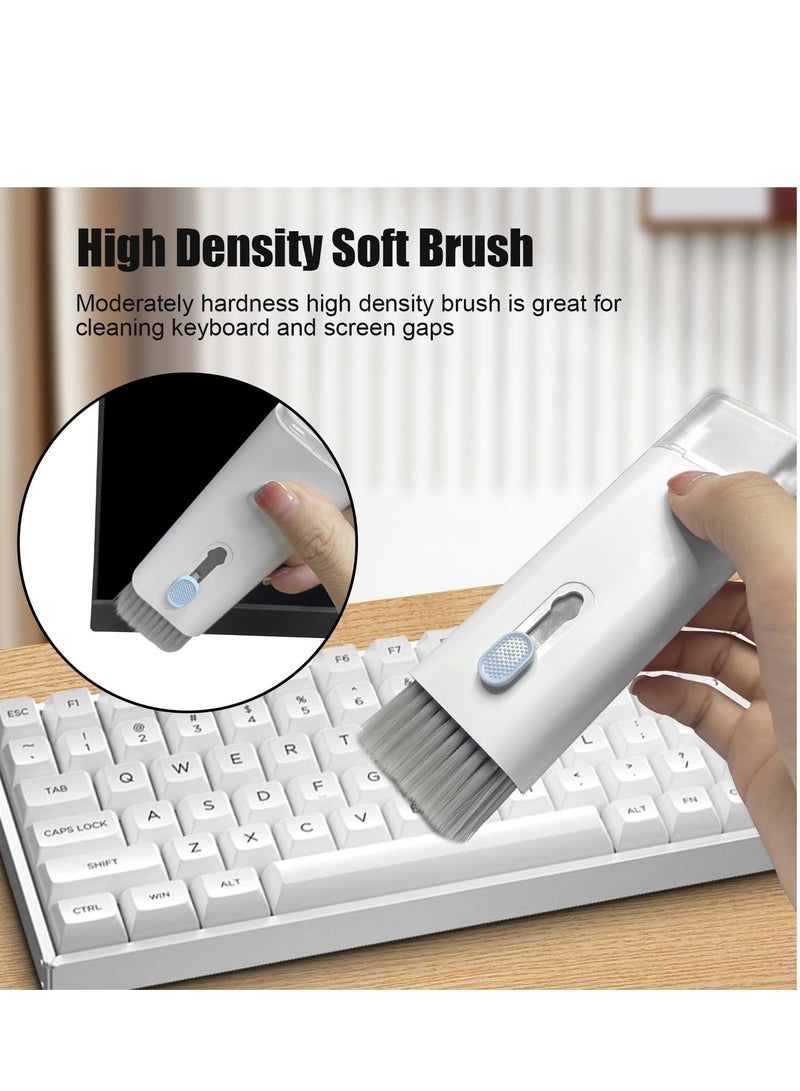 7 in 1 Multifunctional Cleaning Tool, Earphones Cleaner Kit for AirPods, Keyboard Cleaning Brush, Portable Electronics Cleaning Kit for Laptop, PC, Keyboard, Earphones, Cell Phone  - Image 2