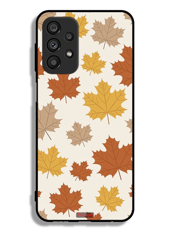 Tolwak Samsung Galaxy A23 5G Protective Case Cover Autumn Leaves - Image 1