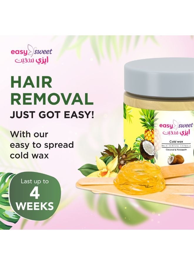 EASY Coconut And Pineapple Sweet Cold Wax 200g - Image 3