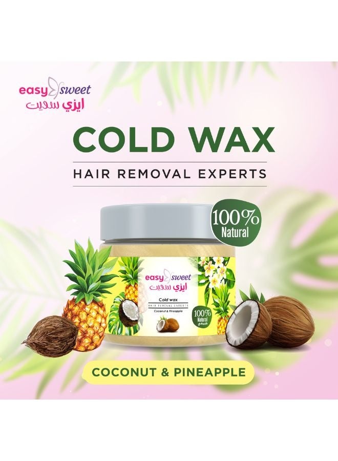 EASY Coconut And Pineapple Sweet Cold Wax 200g - Image 2
