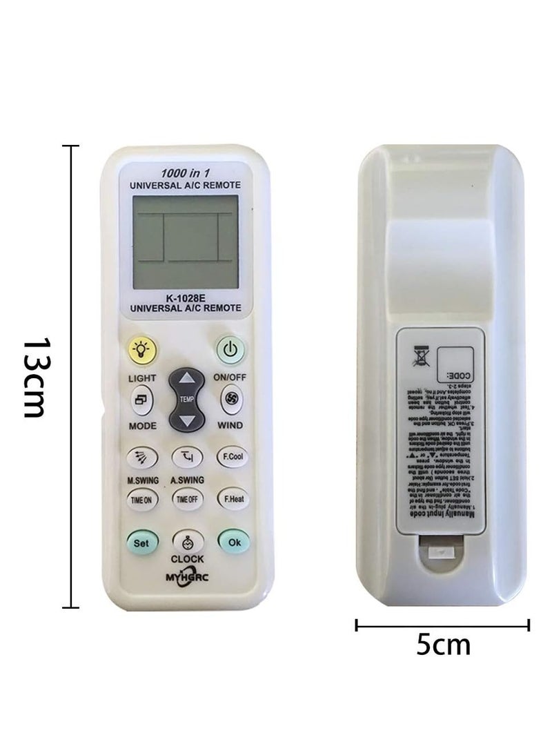 MYHGRC جهاز تحكم عن بعد عالمي لمكيف الهواء – متوافق مع أرياجيل، كاريير، دايكن، غري، هيتاشي، إل جي، ميتسوبيشي، سامسونج، يورك والمزيد – إعداد بحث تلقائي، إشارة IR بعيدة المدى، سهل الاستخدام - Image 5