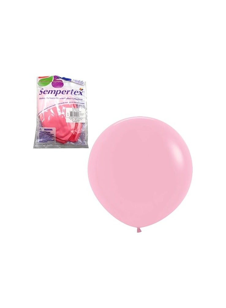 Sempertex Assorted Color Balloons Pack of Various Vibrant Colors Perfect for Birthdays Parties Weddings and Celebrations Durable Latex Balloons for Fun and Festive Event Decorations (Pink) - Image 3