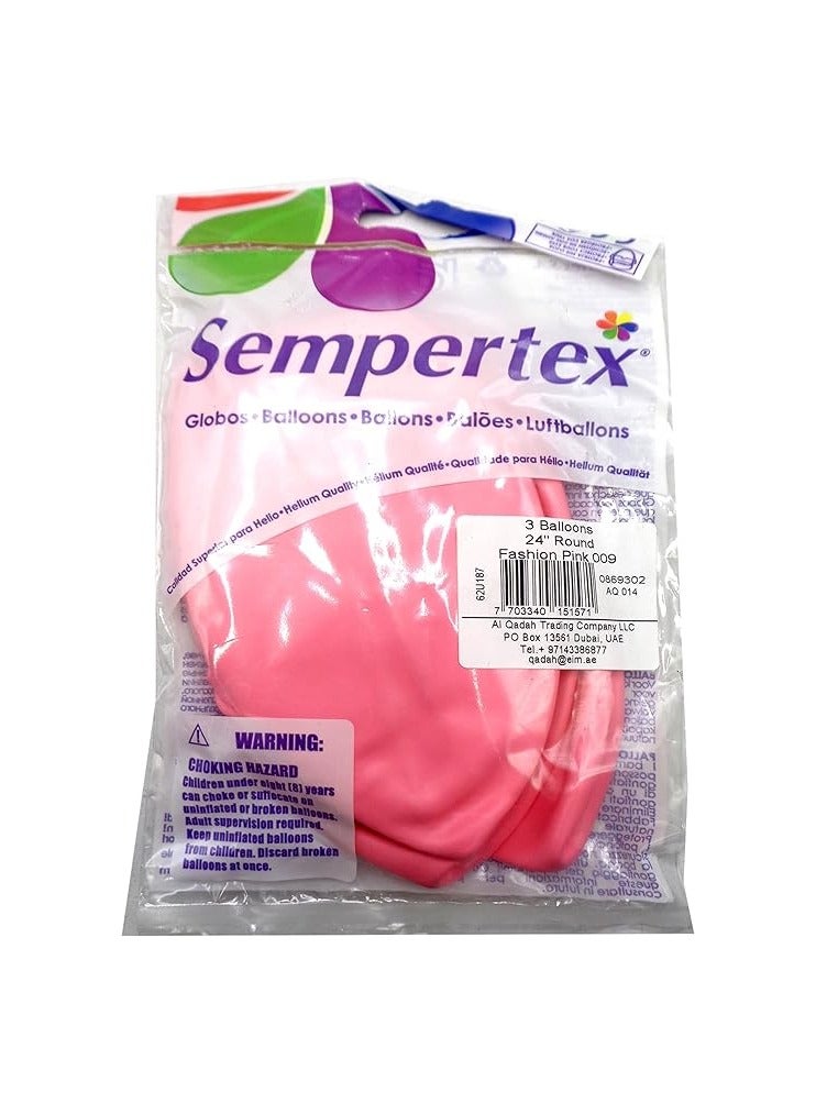 Sempertex Assorted Color Balloons Pack of Various Vibrant Colors Perfect for Birthdays Parties Weddings and Celebrations Durable Latex Balloons for Fun and Festive Event Decorations (Pink) - Image 5