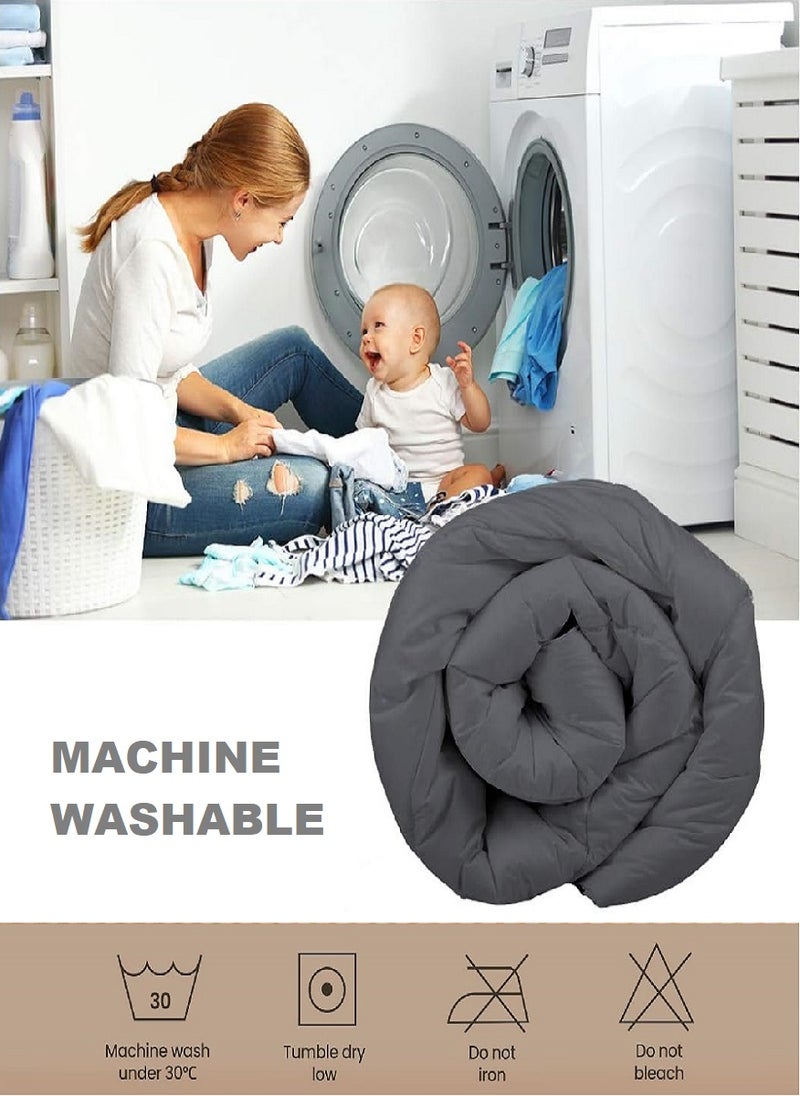 بلوبيري مرتبة علوية قطن،مرتبة مبطنة قابلة للطي، وسادة نوم سميكة للغاية قابلة للطي وجيدة التهوية، سرير للضيوف لغرفة المعيشة وغرفة النوم والتخييم، 4 أشرطة مطاطية في الزوايا، الارتفاع 10 سم، مقاس150x200 سم - Image 3