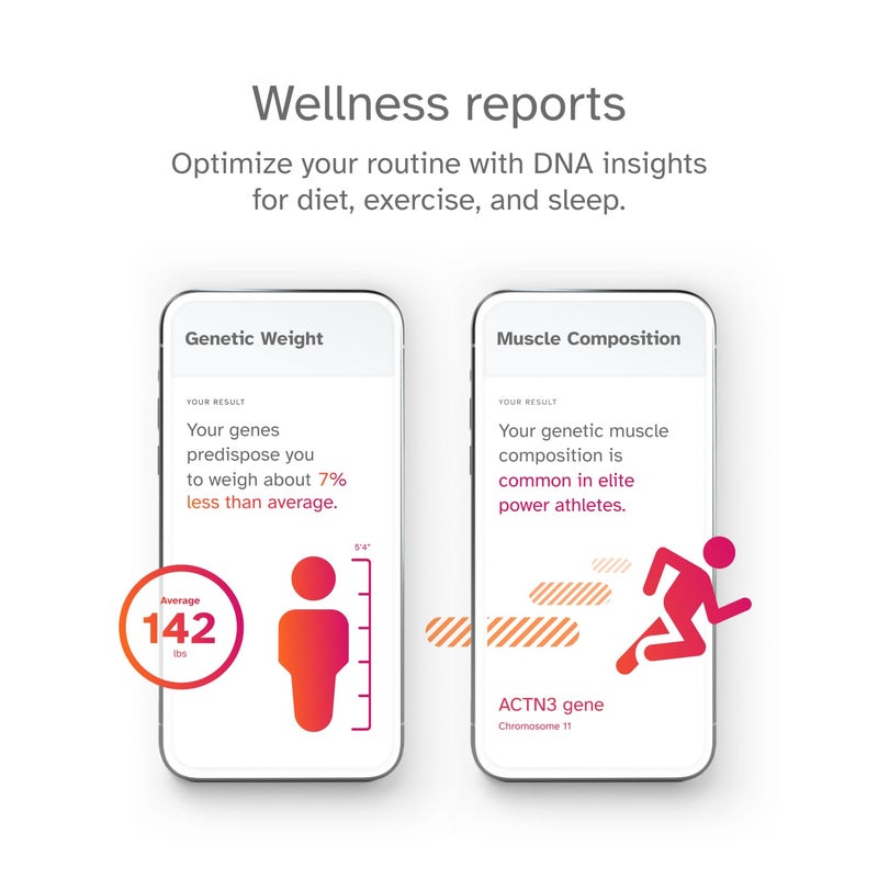 23andMe خدمة 23andMe الصحية فقط - اختبار الحمض النووي مع تقارير جينية شخصية - الاستعدادات الصحية، حالة الحامل وتقارير العافية (قبل الشراء، راجع معلومات الاختبار المهمة أدناه) - Image 5