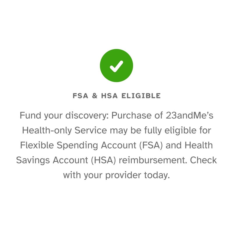 23andMe خدمة 23andMe الصحية فقط - اختبار الحمض النووي مع تقارير جينية شخصية - الاستعدادات الصحية، حالة الحامل وتقارير العافية (قبل الشراء، راجع معلومات الاختبار المهمة أدناه) - Image 2