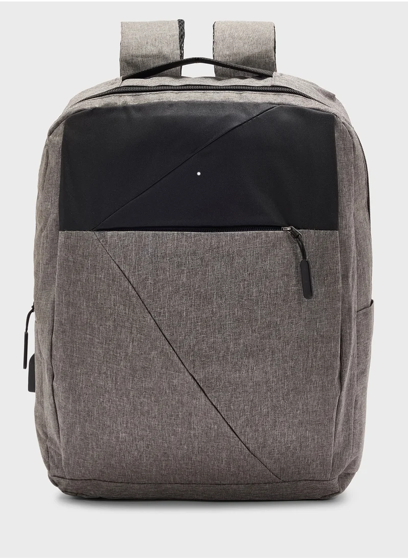 Seventy Five Set 0F 3 Backpack, Messenger And Pouch