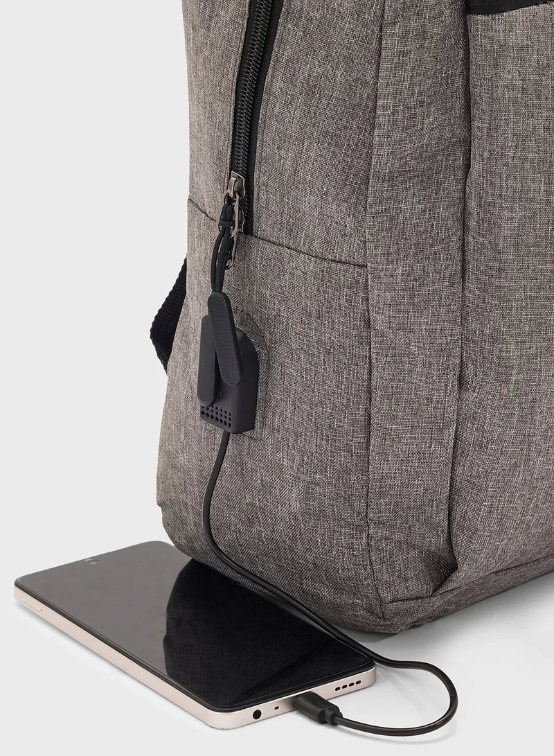 Seventy Five Set 0F 3 Backpack, Messenger And Pouch
