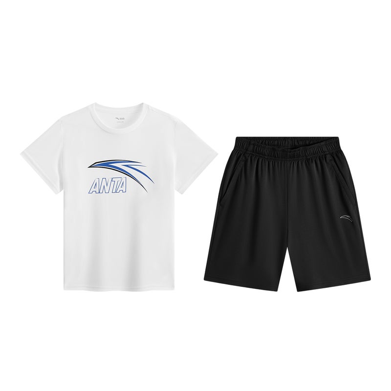 ANTA Kids Quick-Dry Ice Silk T-Shirt – Breathable Lightweight Sports Tee - Image 1