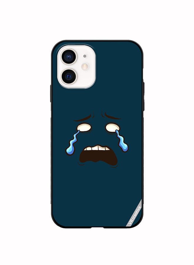 VR CREATIVE - Protective Case Cover For Apple iPhone 11 Crying Face Design Multicolour - Image 1