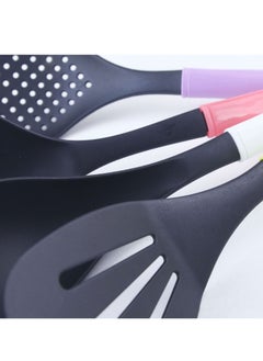Bonita 4 Pieces Kitchen Utensils With Holder Non Stick Cooking Spoon Kitchen Cooking Utensils Set Dishwasher Safe Multicolor  - Image 5