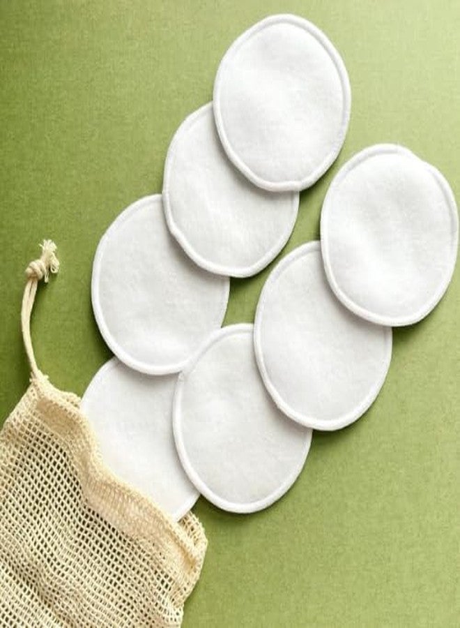 Mei Apothecary Soft Reusable Makeup Remover Pads Weekly Pack - 7 Pack Bamboo Cotton Rounds, Washable & Eco-Friendly, Zero Waste for All Skin Types - Image 2