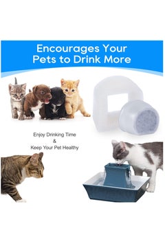Generic Replacement Sponge & Carbon Filters for Pet Water Fountains - Compatible with Cats, Dogs & Rabbits (16 Total)  - Image 2