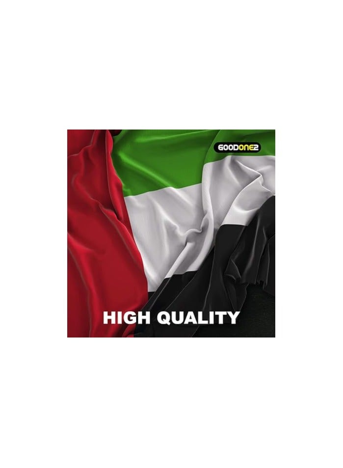 بوكسوودس 3 قطع من أعلام الإمارات العربية المتحدة أكثر سمكًا وأكثر متانة للاحتفال باليوم الوطني الإماراتي - Image 4