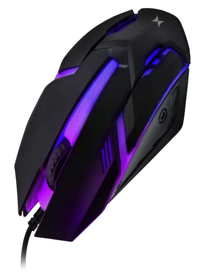 XTREME Multicolor LED Gaming Mouse, Color Fade Lighting Effect, 1000 Max DPI, Scroll Wheel, Fast and Easy Installation to Your Computer’s USB Port - Image 4