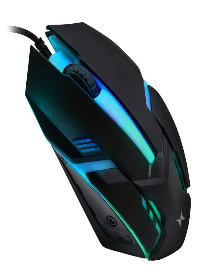 XTREME Multicolor LED Gaming Mouse, Color Fade Lighting Effect, 1000 Max DPI, Scroll Wheel, Fast and Easy Installation to Your Computer’s USB Port - Image 5