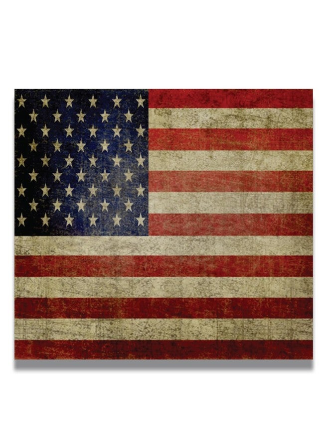 Magnet Me Up Weathered American Flag Car Magnet Decal, 4x6 Inches, Red, White and Blue, Heavy Duty Automotive Magnet for Car Truck SUV - Image 1