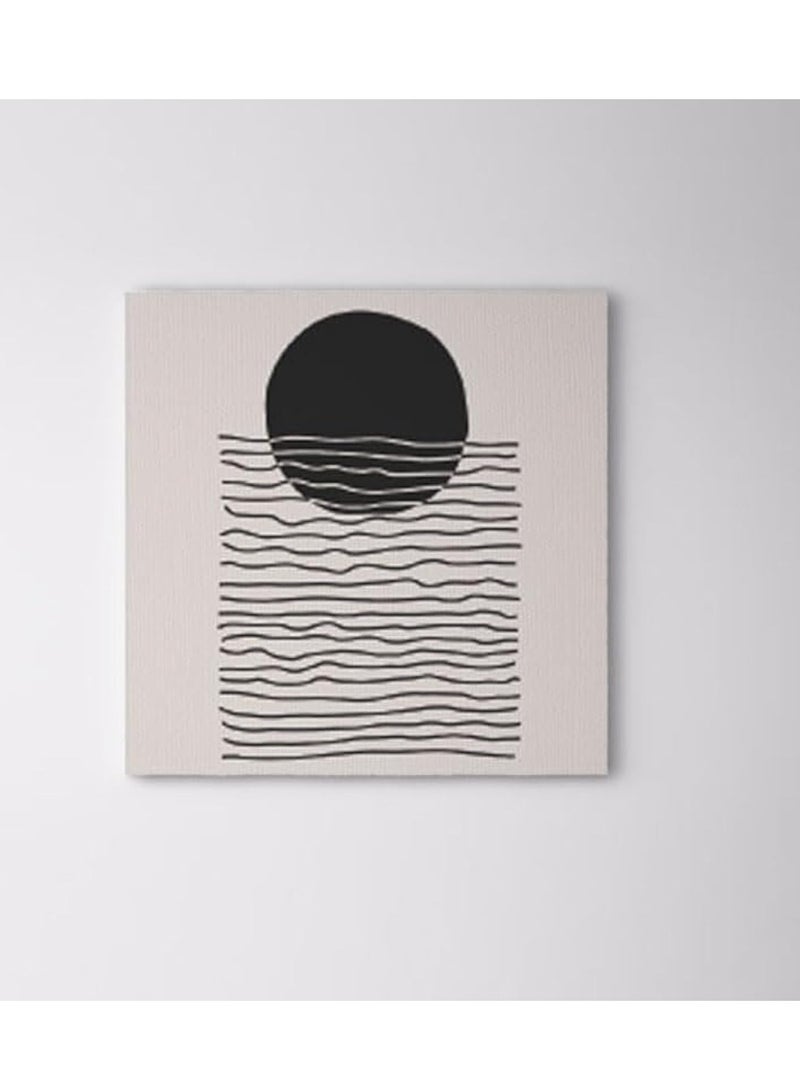 RYN Drowning In Waves Canvas Wall Art Painting Wallart Canvas - 60 X 60 Cm - Image 1