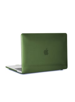 Generic For Apple Laptop Protective Case Macbook Pro Computer Case Air13 Apple Computer Protective Case M2-Color:Double Sided Honeycomb Pattern-dark Green-Applicable Model:(hollow)-2022-2024air13(a2681/a3113)  - Image 1