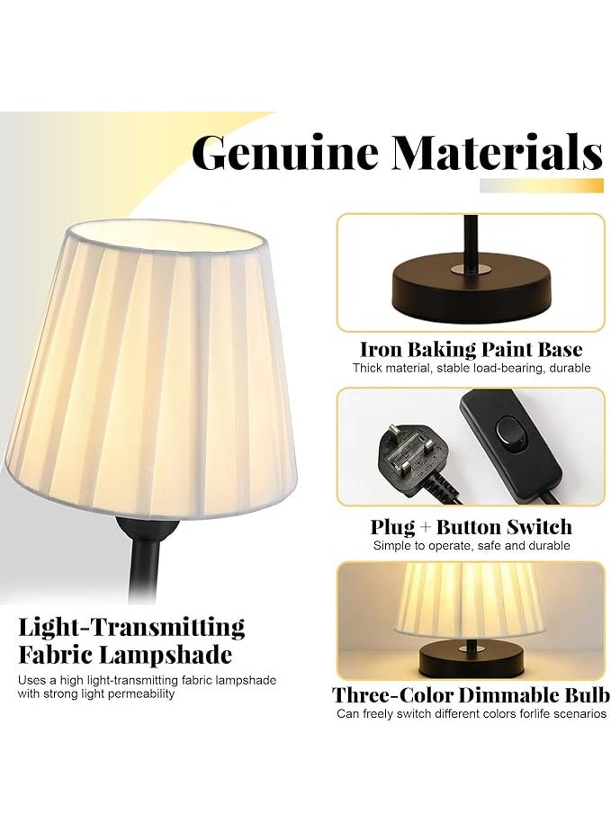 TAME Minimalist Table Lamp for Bedroom & Office - Modern Bedside Nightstand Light - Versatile Desk Reading Lamp for Kids Room, Dorm, & Living Room - Image 5