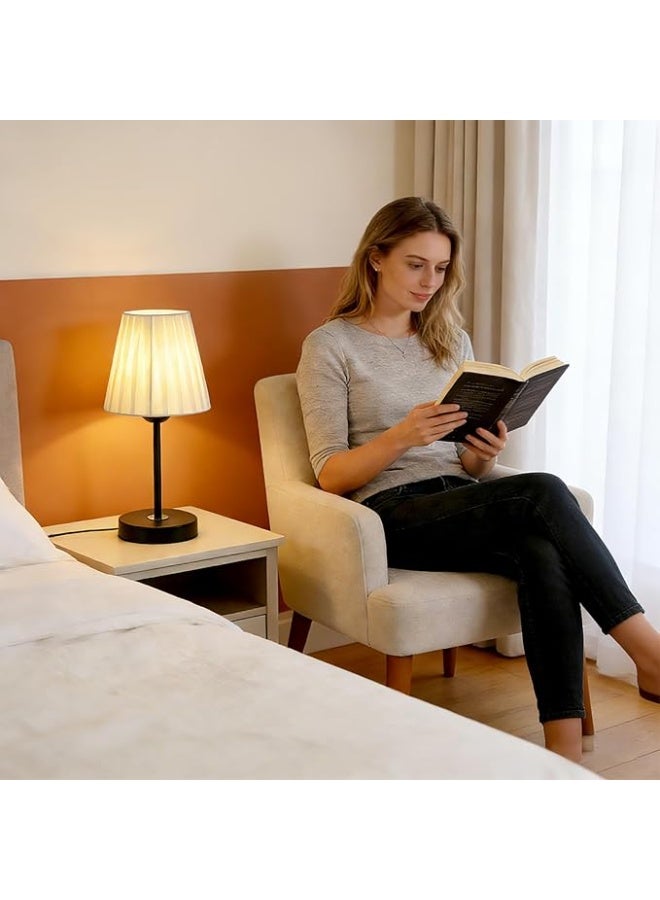 TAME Minimalist Table Lamp for Bedroom & Office - Modern Bedside Nightstand Light - Versatile Desk Reading Lamp for Kids Room, Dorm, & Living Room - Image 3