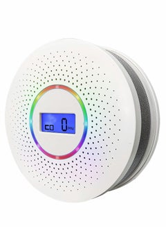 Y&D Combination and Carbon Monoxide Alarm Detector, Dual Sensor CO Detector Battery Powered with LCD Display Sound Warning for Home,School,Office  - Image 1