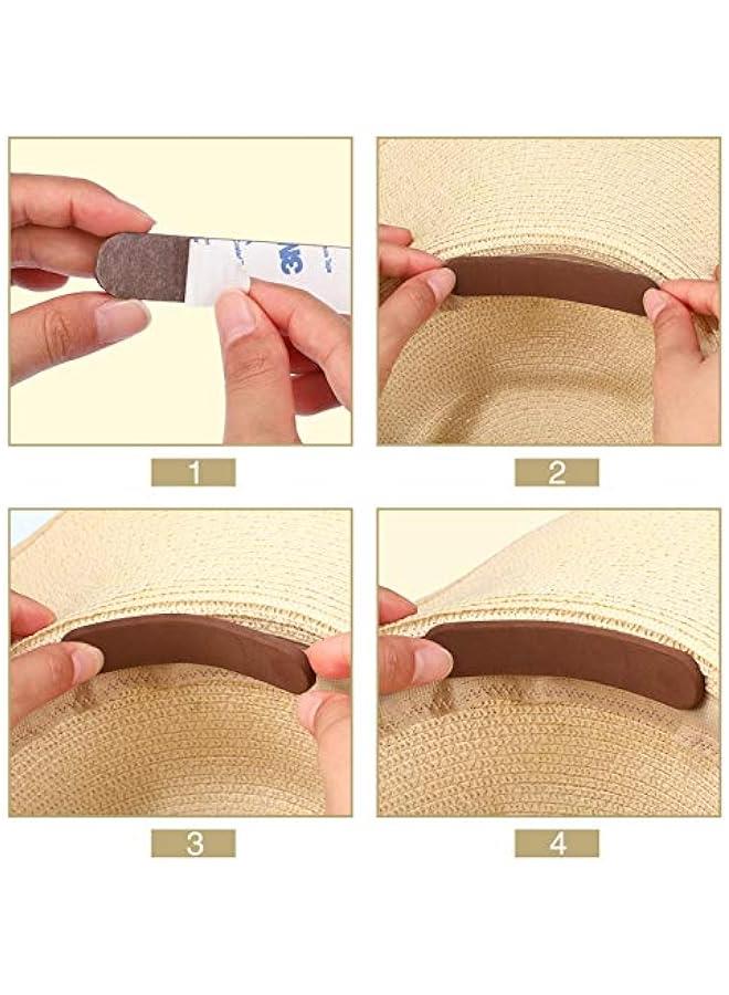 20 Pieces Hat Size Tape Hat Size Reducer Foam Reducing Tape for Caps Sweatband - Image 3