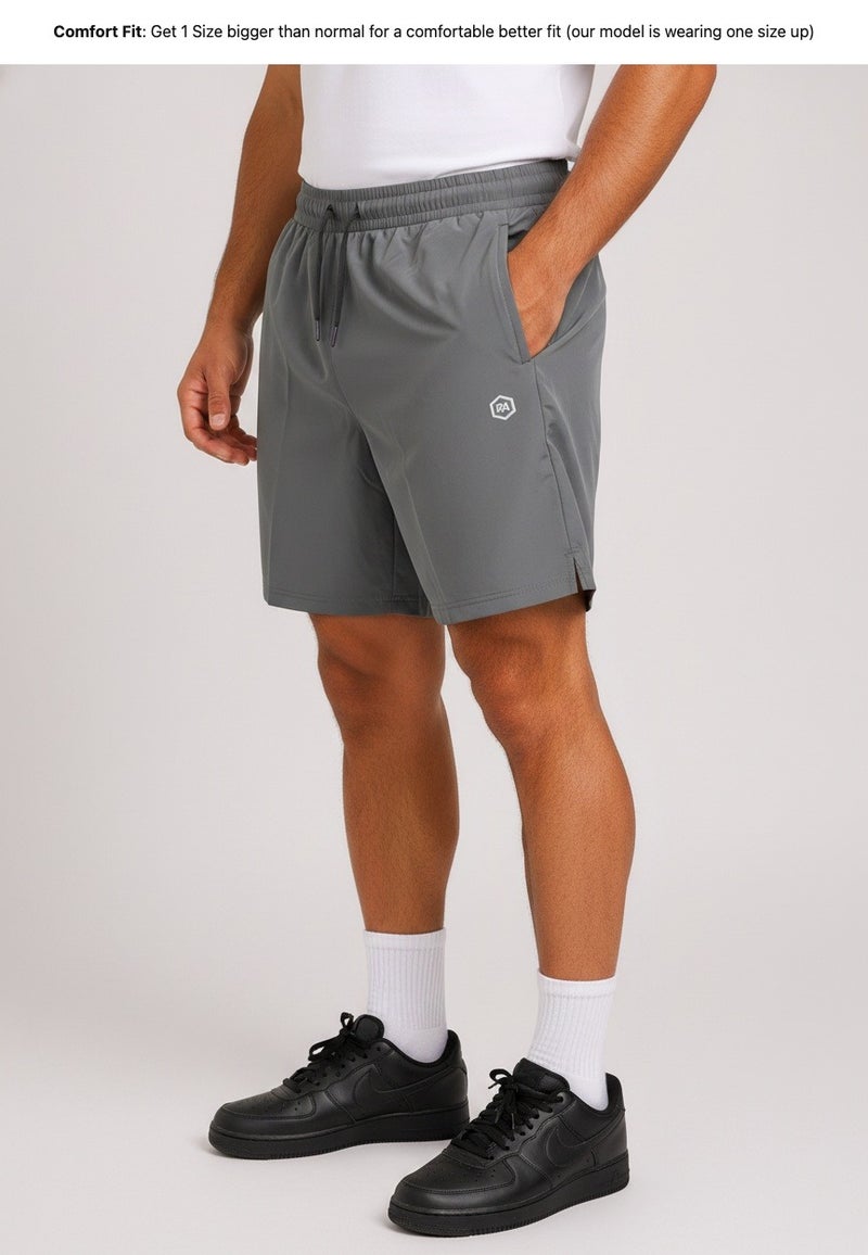 Prima Ace Men's Shorts Gym Addict Premium Grey - Image 3