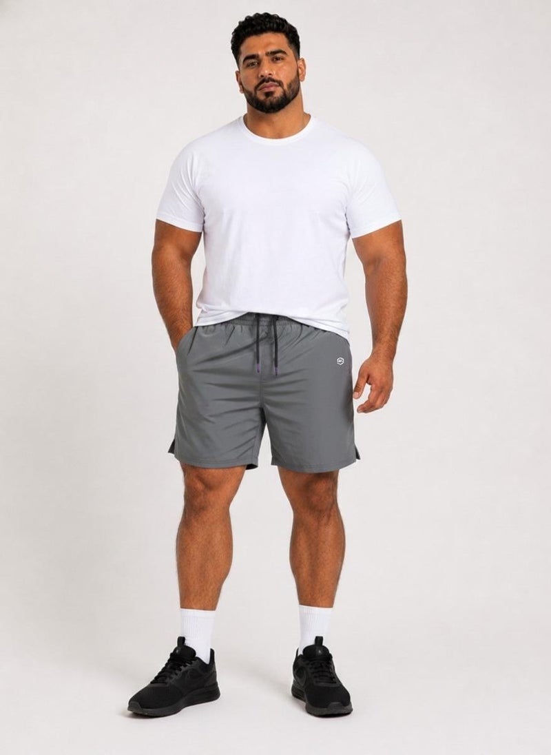 Prima Ace Men's Shorts Gym Addict Premium Grey - Image 4