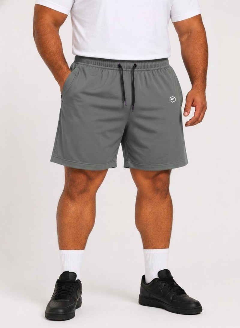 Prima Ace Men's Shorts Gym Addict Premium Grey - Image 1