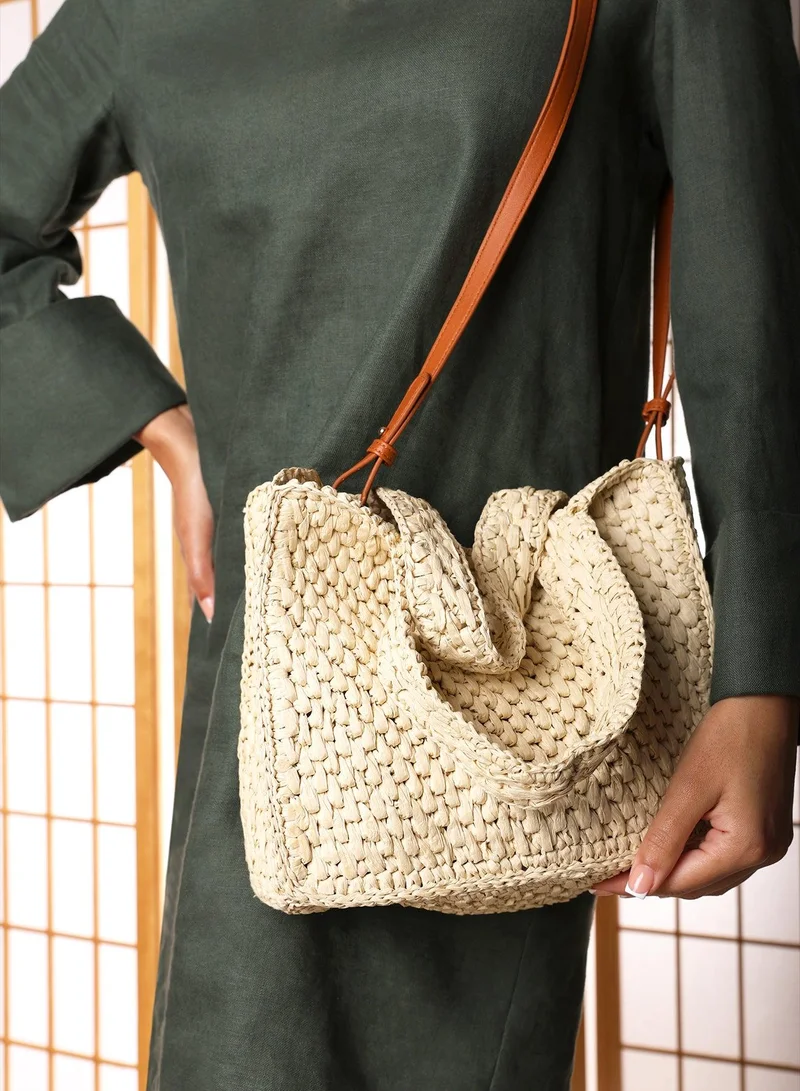 ويرز ذات فروم Vivid Raffia Tote Bag