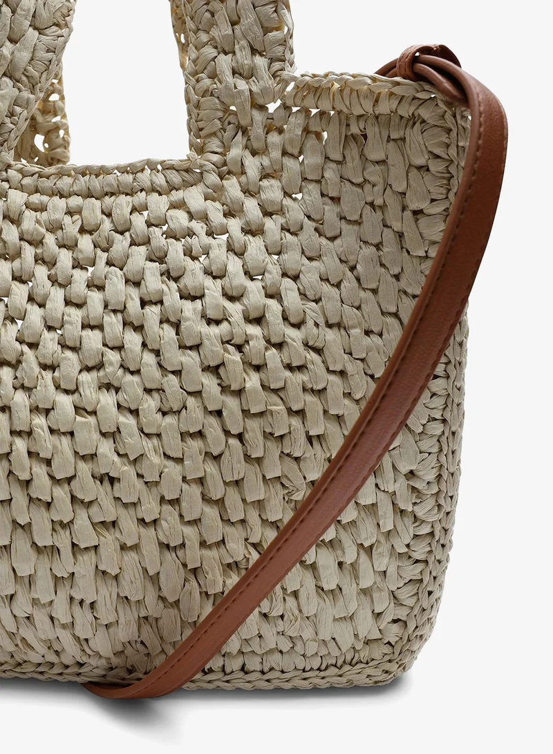 Where's That From  Vivid Raffia Tote Bag for Women | Best Price UAE